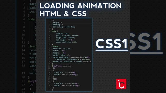 How to create loading animation in CSS and HTML смотреть онлайн