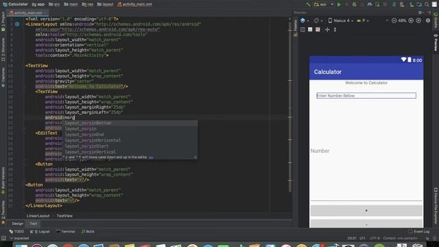 Create a Android App - Sinhala Tutorial - Part 4 - LinearLayout Margin and Padding смотреть онлайн