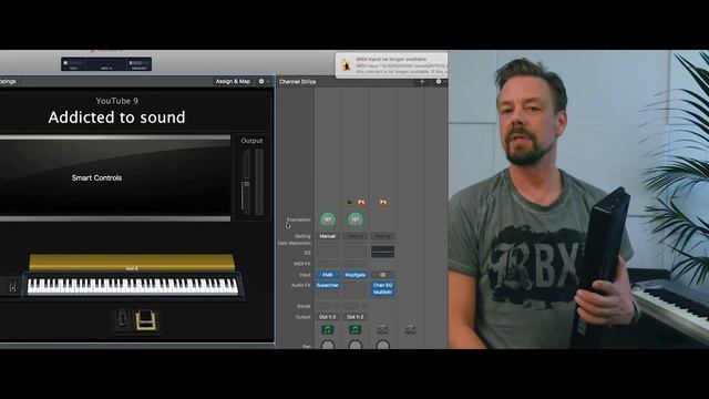 Apple MainStage Tutorial 9 - How to connect a different keyboard смотреть онлайн