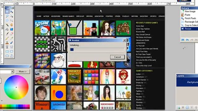 How To Create Thumb Nail Pictures With Paint.net For Videos In YouTube or Website смотреть онлайн