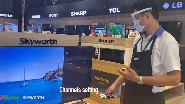 UNBOXING: SKYWORTH 55SUC6500 ANDROID 10.0 UHD TV смотреть онлайн