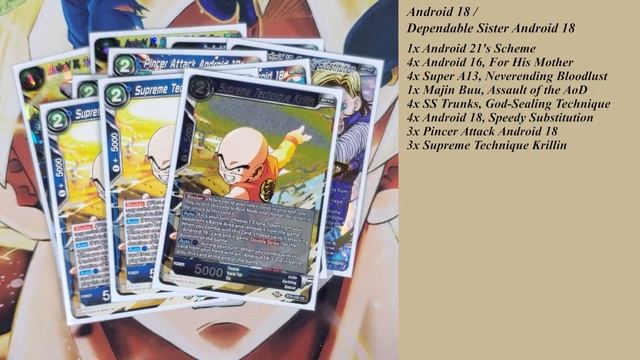 Android 18 (U) | DBS Deck Profile | DBS TCG смотреть онлайн