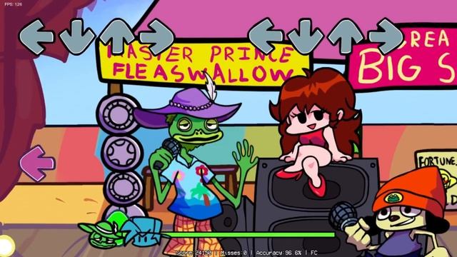 Friday Night Funkin Prince Fleaswallow and Parappa The Rapper Mod (Showcase) смотреть онлайн