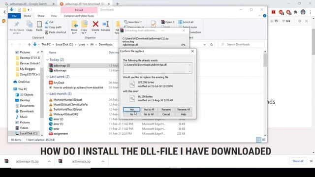 How To Fix adbwinapi.dll is Missing File Error on Windows XP, 7, 8, 10 смотреть онлайн