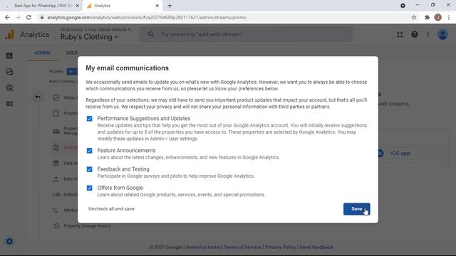 Google Analytics Integration in Vepaar [Web] смотреть онлайн