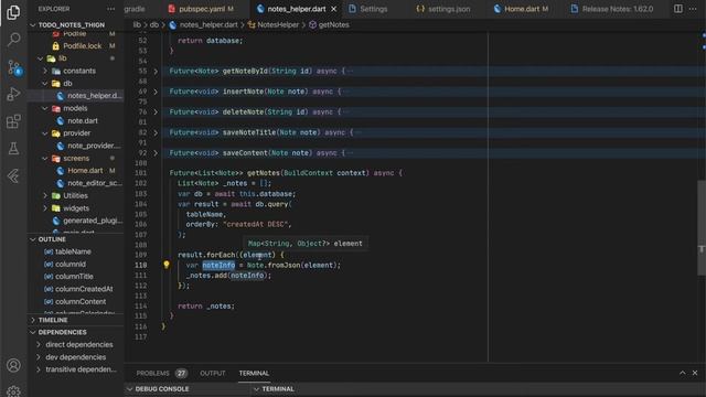 SQFLITE todo notes app смотреть онлайн