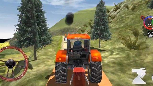 Real Tractor Trolley Cargo Farming Simulator Gameplay – Tractor Games – Android Games #17 смотреть онлайн