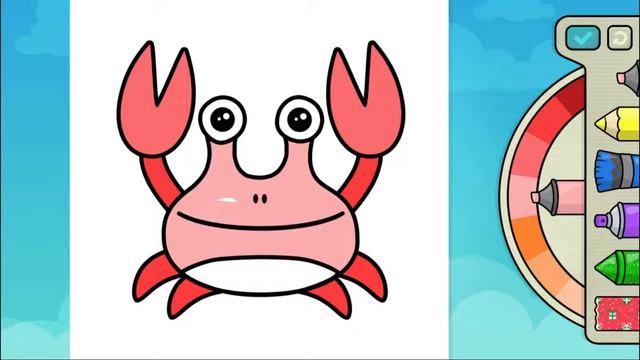 Games for Boys and Girls - Coloring SEA animals Underwater Android LetsPlay смотреть онлайн