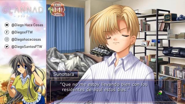 CLANNAD - #01 [Novela visual narrada] смотреть онлайн