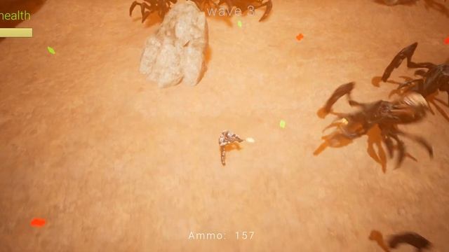 The Mars Marine - Gameplay (Top-down shooter) смотреть онлайн