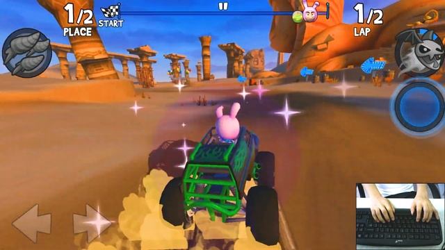 Beach Buggy Racing 2 Android Gameplay Walkthrough | Benny & Skull Knocker vs All Bosses Battle смотреть онлайн