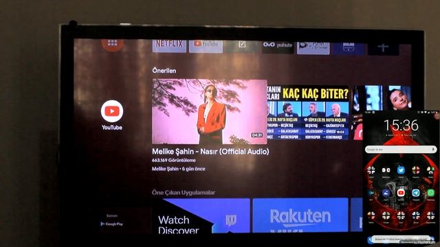 Android telefon için ekran Yansıtma!! Telefonda Smart TV 'ye ekran yansıtma yöntemi. Xiaomi Mi Stic смотреть онлайн