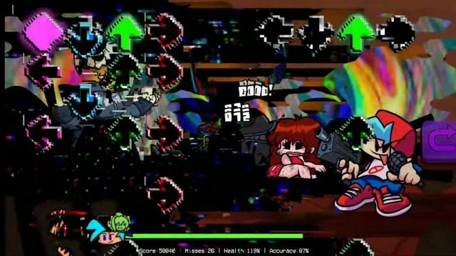 FRIDAY NIGHT FUNKIN" vs CORRUPTED GLITCH TABI Android port... смотреть онлайн