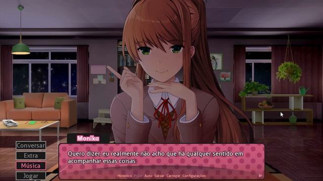 Monika After Story. Monika fala sobre os pontos de afeição. Versão 0.12.9 смотреть онлайн