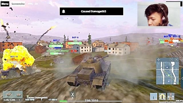Reload Ngebut! Perusakan Edan! T110E3 - Panzer War DE Gameplay Indonesia смотреть онлайн