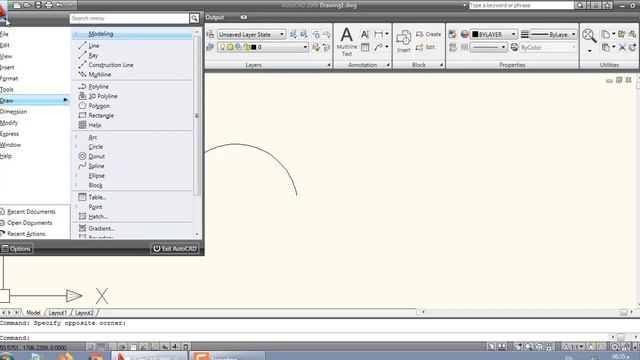 رسم القوس اوتوكاد - ARC смотреть онлайн