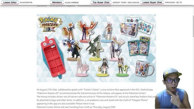[Pokemon Masters EX] OFFICIAL MERCHANDISE ALERT! Pokemon Center Japan Mascot Pokemon Trainers & Mor смотреть онлайн
