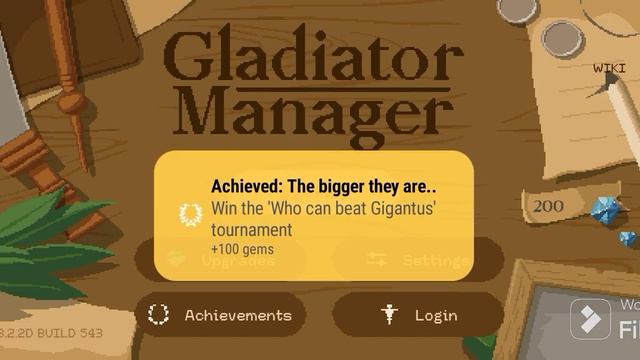 Gladiator Manager: Newbie Guide