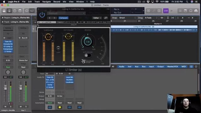 Mastering with Stock & Wave Plug-ins in Logic Pro X Song #7 Ep.4/4 (Livin' In California) смотреть онлайн