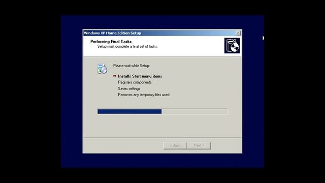 Windows XP SP1 Home on 1.25gb space. смотреть онлайн