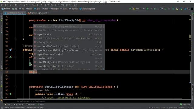 How to make an e-commerce android app?(Part-5)| Sign Up system | Hindi Tutorial 2018 смотреть онлайн
