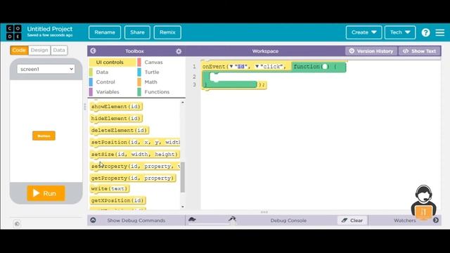 HOW TO MAKE A BACKGROUND COLOUR CHANGER APP IN APP LAB||STUDIO.CODE.ORG||DEMO1||WHITEHAT JR смотреть онлайн
