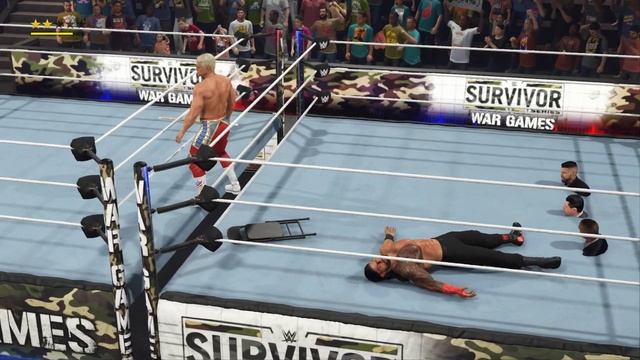 WWE 2K23 WAR GAMES MODDED CUSTOM ARENA WITH TWO RINGS | CODY VS ROMAN смотреть онлайн