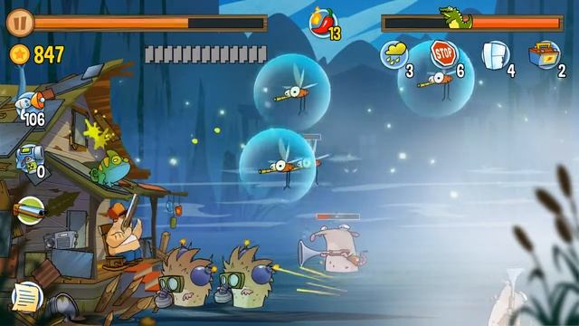 Swamp Attack - Episode 6. Level 7 Gameplay Android walkthrough смотреть онлайн