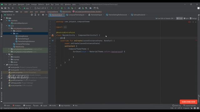 How to Implementation of Dark and Light Theme in Jetpack Compose | Android | Kotlin | Make it Easy смотреть онлайн
