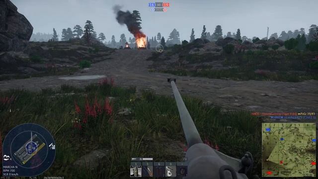 War Thunder: Lorraine 40t - 7/2 (Simulator Battles) смотреть онлайн