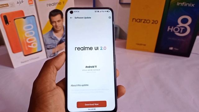 Realme 7 New Update C.08 Stable update//Realme 7 realme UI 2.0+ 11 software update//Realme 7 update смотреть онлайн