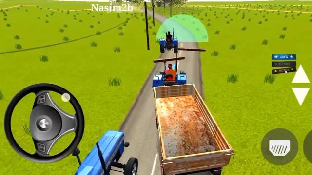 Load Tractor Trolley Driving | Indian Tractor Driving 3D | Android Gameplay #53 смотреть онлайн