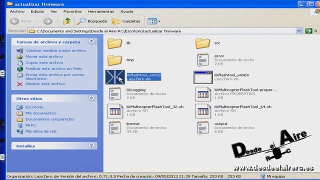 VideoTutorial KK2.0 update to version 1.5 - www.desdeelairerc.es смотреть онлайн