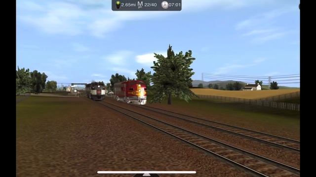 NYC F7A vs ATSF F7A race (Trainz Driver 2) смотреть онлайн