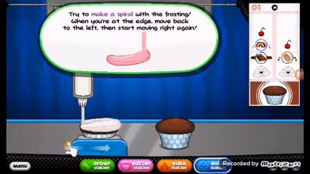 First day in papas cupcakeria HD смотреть онлайн