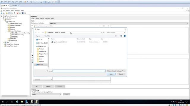 Instalación de software con extensión MSI a través de GPO en windows server 2016 смотреть онлайн