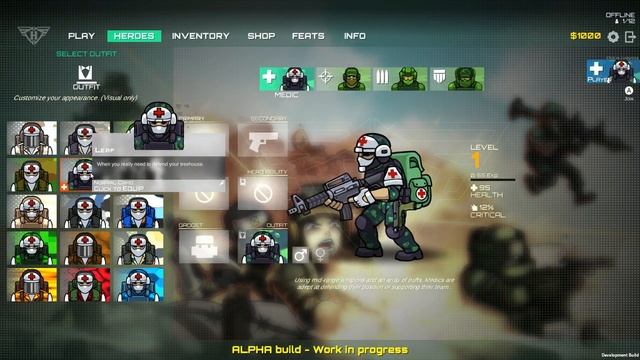 Strike Force Heroes: Remastered (Beta) - The Medic (Weapons, Abilities and Skins) смотреть онлайн