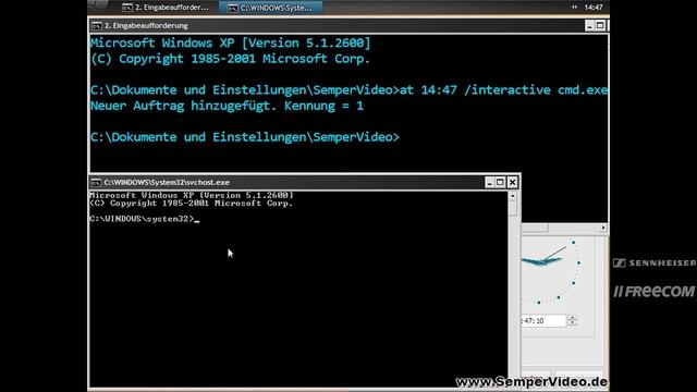 Windows XP: Systemuser starten смотреть онлайн