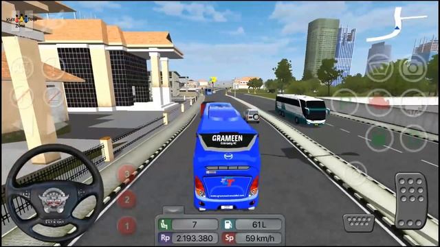 New Bus Skin and driving | Bus Simulator Indonesia #BUSSID -Android Games Toys Zone смотреть онлайн