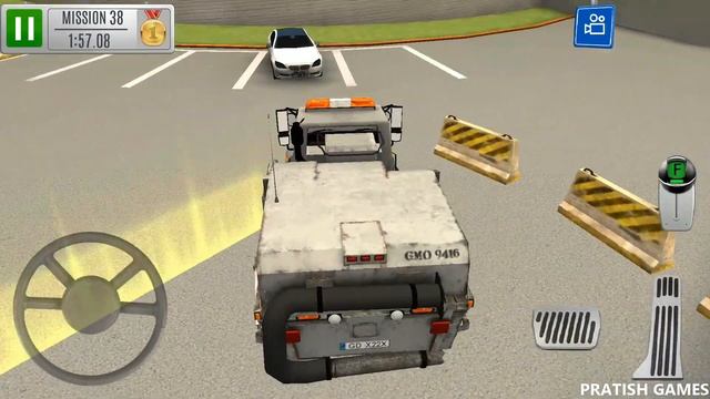 Multi Level 7 Car Parking Simulator - #7 Dirty Sweeper Truck Games - Android IOS GamePlay FHD смотреть онлайн