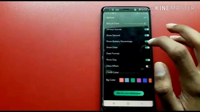 How to set Digital Clock Live Wallpaper for Mobile. смотреть онлайн