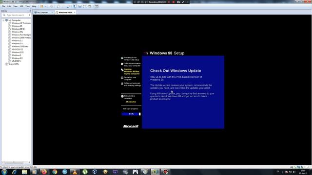 How to install Windows 98 SE On VMWare Virtual Machine смотреть онлайн