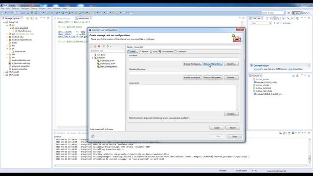 Eclipce Android NDK compile смотреть онлайн