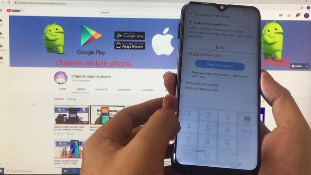 bypass google account samsung M20 android 10 | frp bypass lock M205 | without pc | not installed ap смотреть онлайн