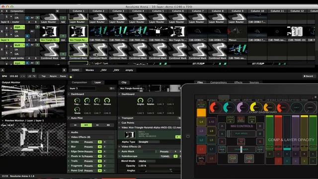 Resolume Arena 5 - Touch OSC Template Intro