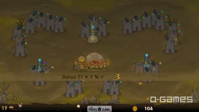 Pixel Junk Monsters PS3 Normal Strategy Encore Schlussphase Bosskampf Teil 2 смотреть онлайн
