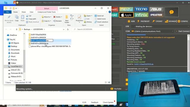 Iphone 7plus ios 15 7 8 Passcode disabled +Icloud bypass New file Ramdisk Ios 11 To 16 5 With sim смотреть онлайн