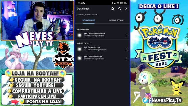 Pokémon GO◆Como Instalar Fake GPS Para Android◆Passo A Passo◆Pokémon GO Fest 2021◆Download Bio!◆ смотреть онлайн
