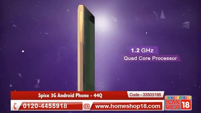 Homeshop18.com - Spice 11.43 cm (4.5 Inch) Dragon Trail 3G Android Phone - 44Q смотреть онлайн