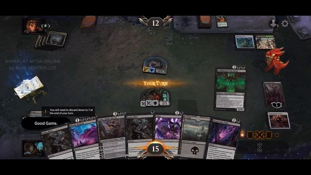 Magic The Gathering Arena DESPAIR DISCARD BLACK DECK * Gameplay by BLUE CONTROLLER 26/3/23 смотреть онлайн